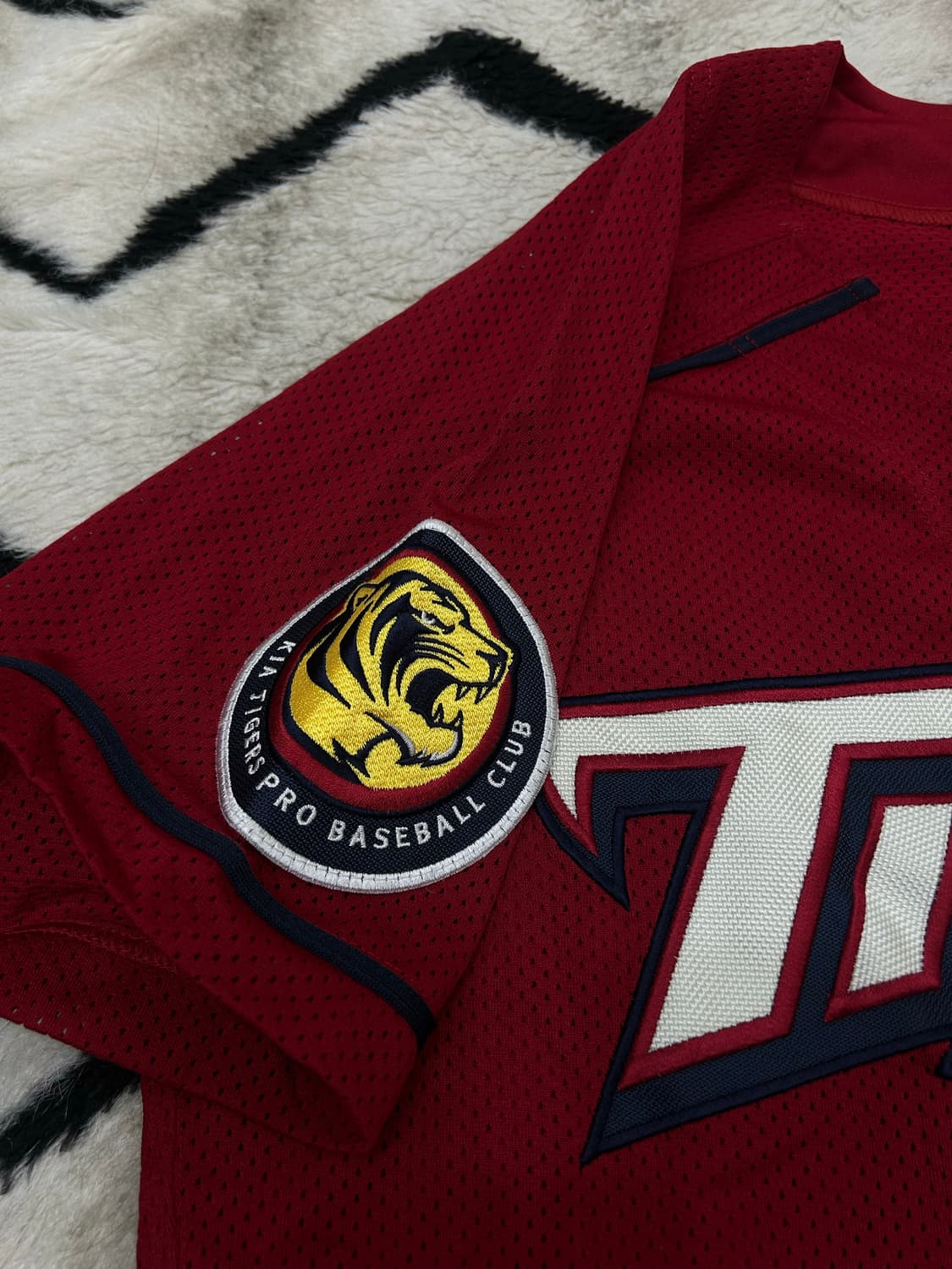 [M]위팬 기아타이거즈 매쉬 반팔유니폼/노마킹 상품이미지3