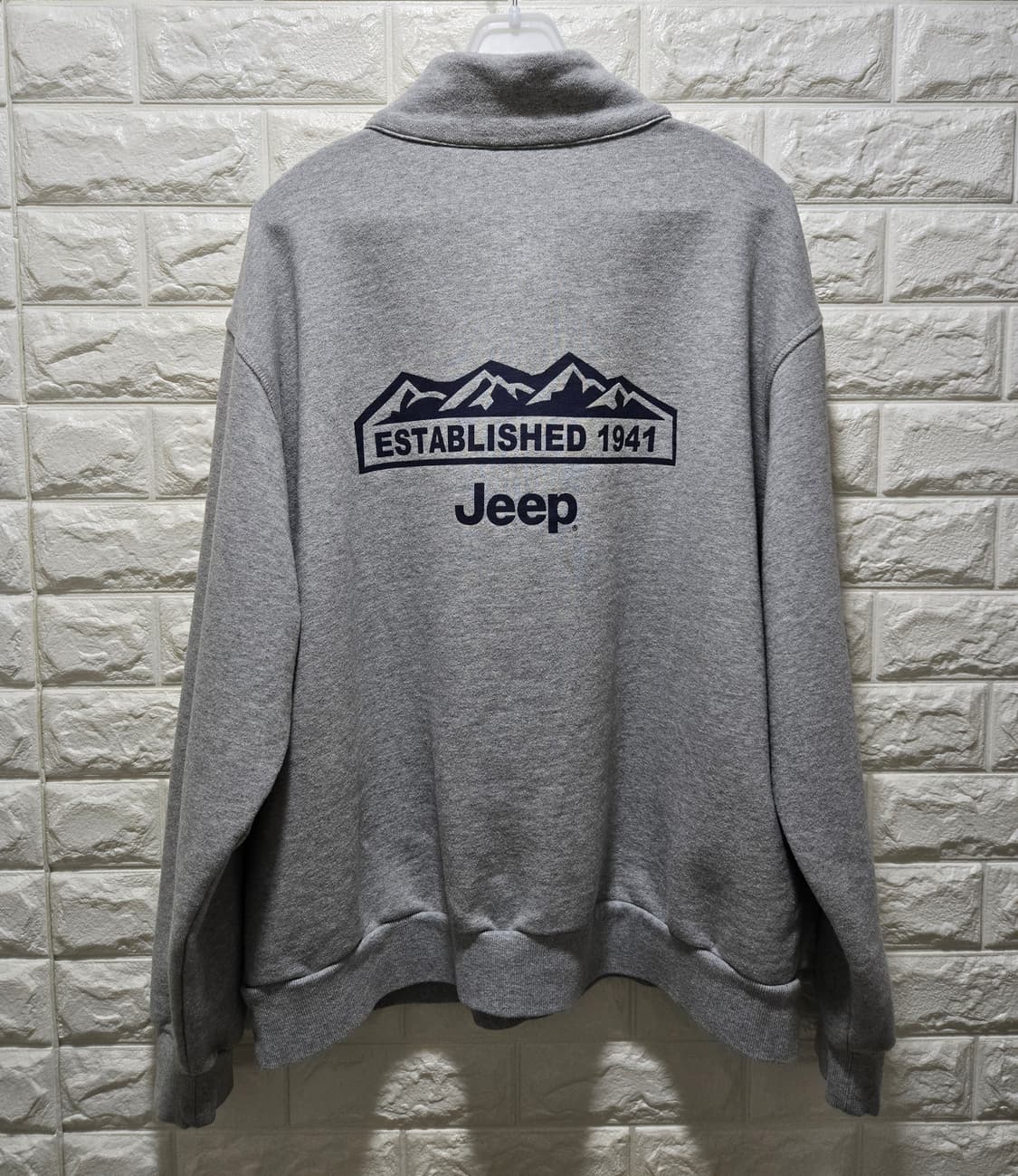 지프 루즈핏 반집업 맨투맨 105 상품이미지7