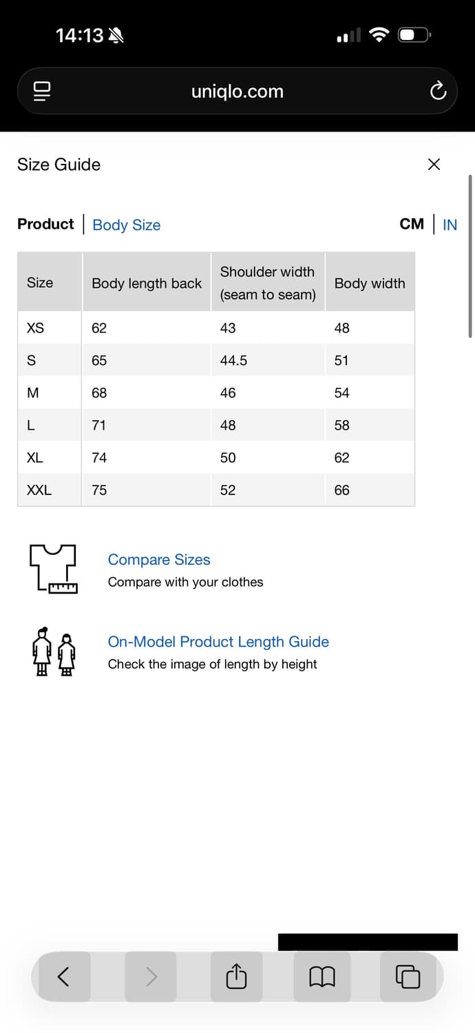 유니클로 수플레얀하프집스웨터 (반집업 니트) L 상품이미지8