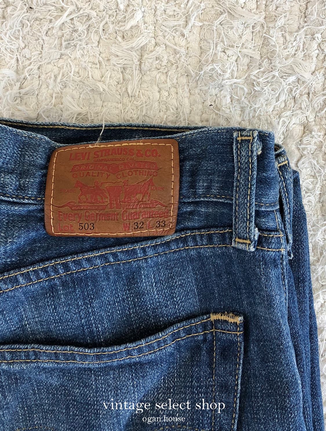 vintage Levi’s 503 straight denim pants 상품이미지8