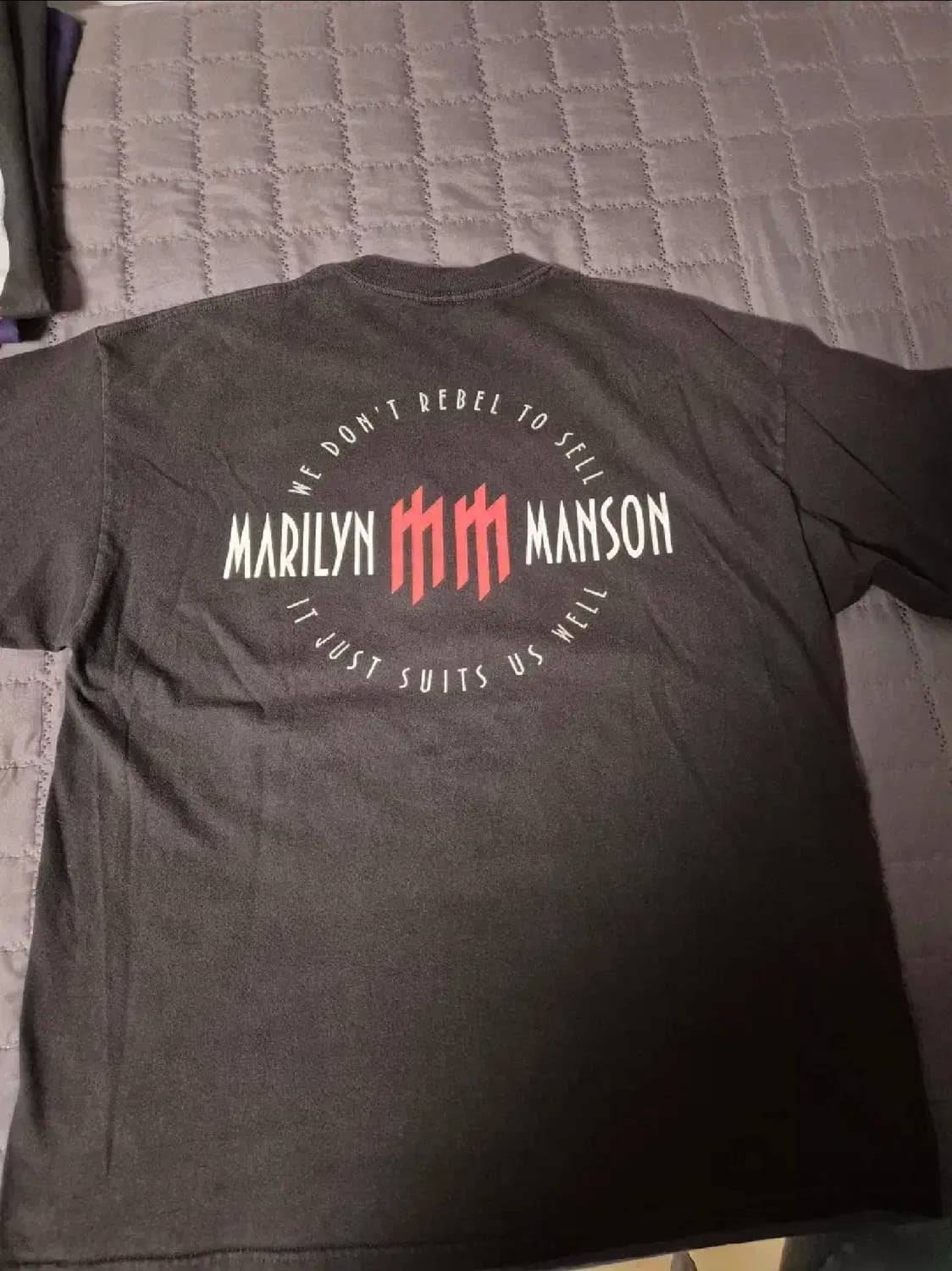 00s 마릴린맨슨 반팔티 XL 상품이미지2