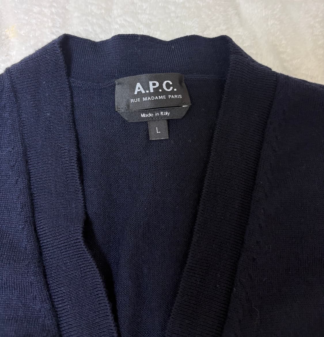 아페쎄 apc 사무엘 가디건 다크네이비 / L 상품이미지2