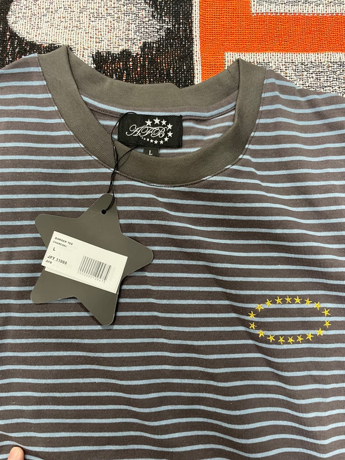 AFB 스트라이프 반팔티 새상품 상품이미지1