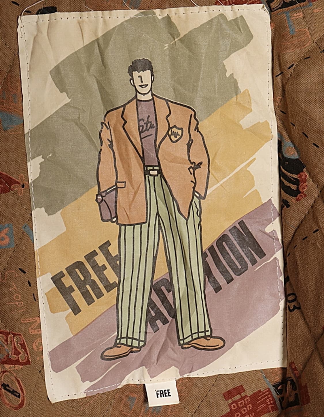 8~90's FREE ACTION Bomber Jacket 상품이미지9