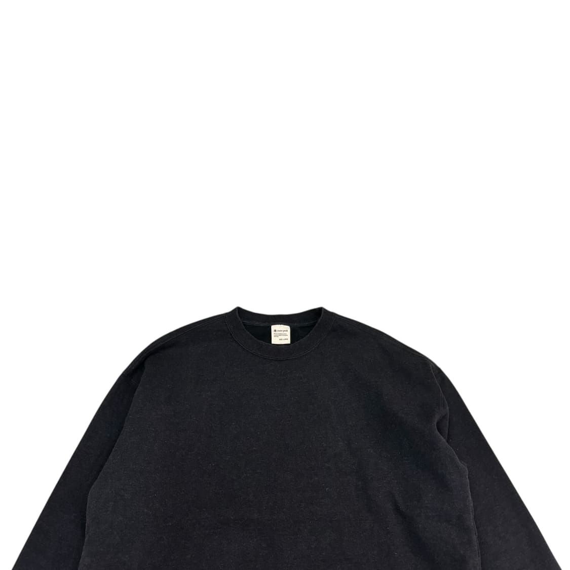 스노우피크 챠콜 리사이클드 코튼 스웻셔츠 상품이미지2