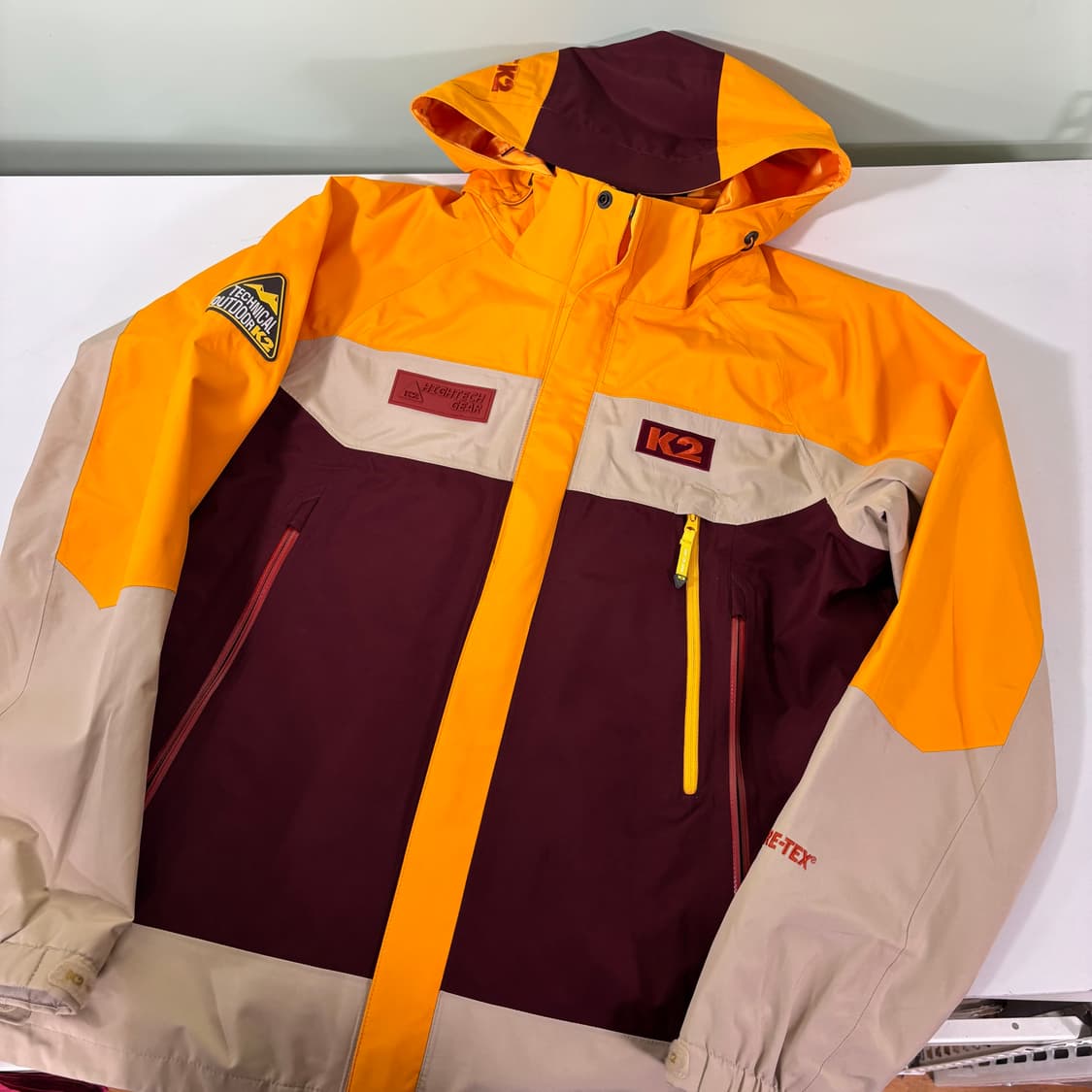 우먼M 네파 머스타드 고어텍스 바람막이자켓 상품이미지1