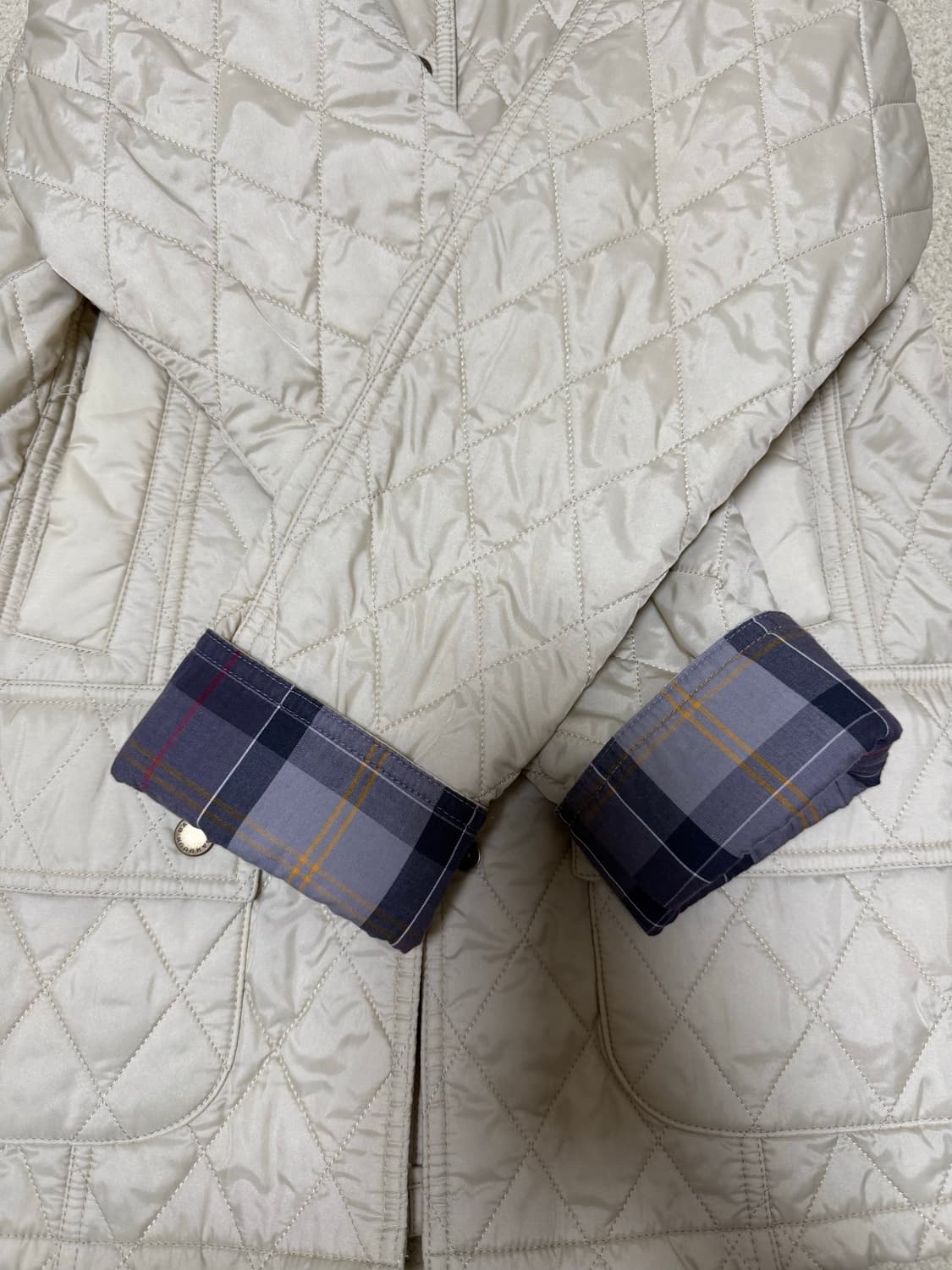 바버 퀄팅 패딩 자켓 상품이미지2