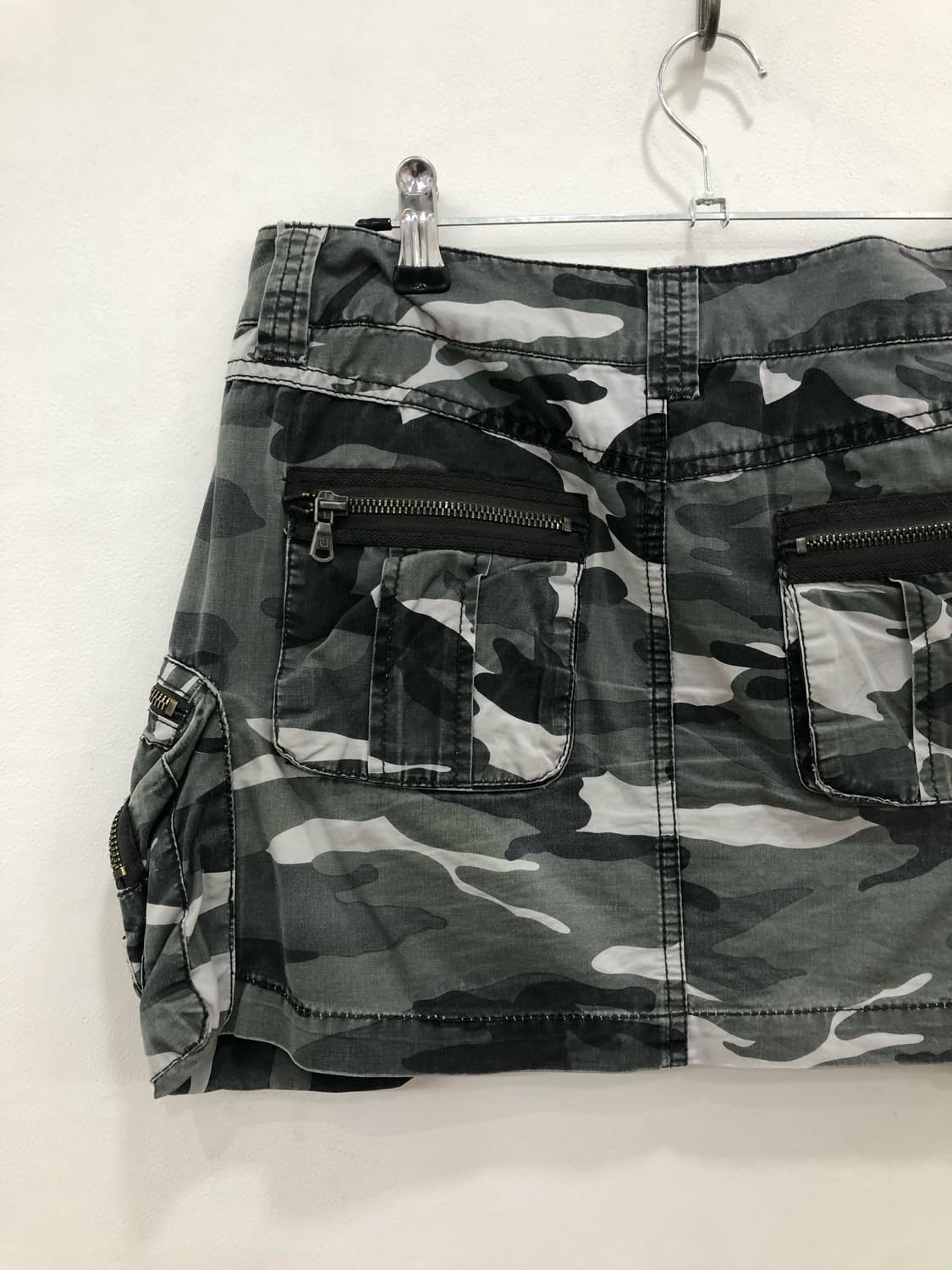 cargo print big pocket mini skirt 상품이미지4