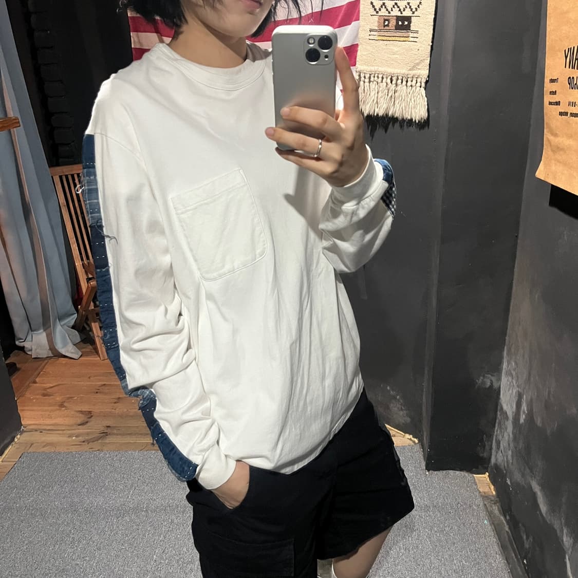 KUON 패치워크 롱슬리브 상품이미지9