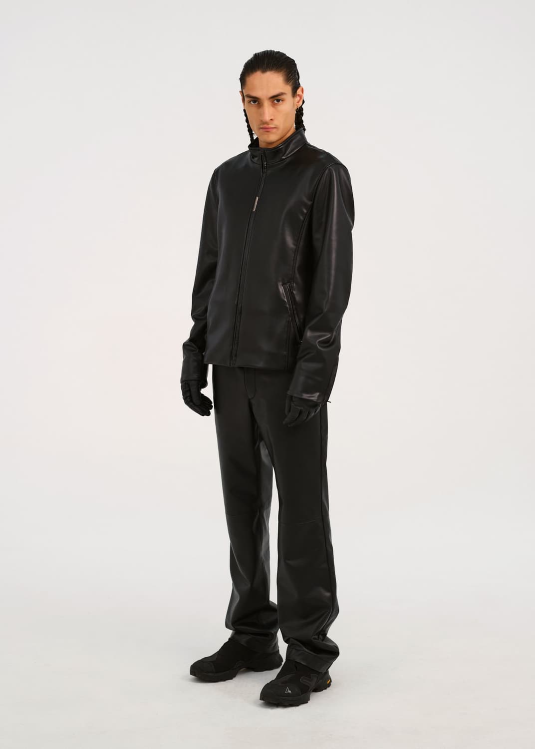 Heyinseo faux leather jacket 상품이미지1