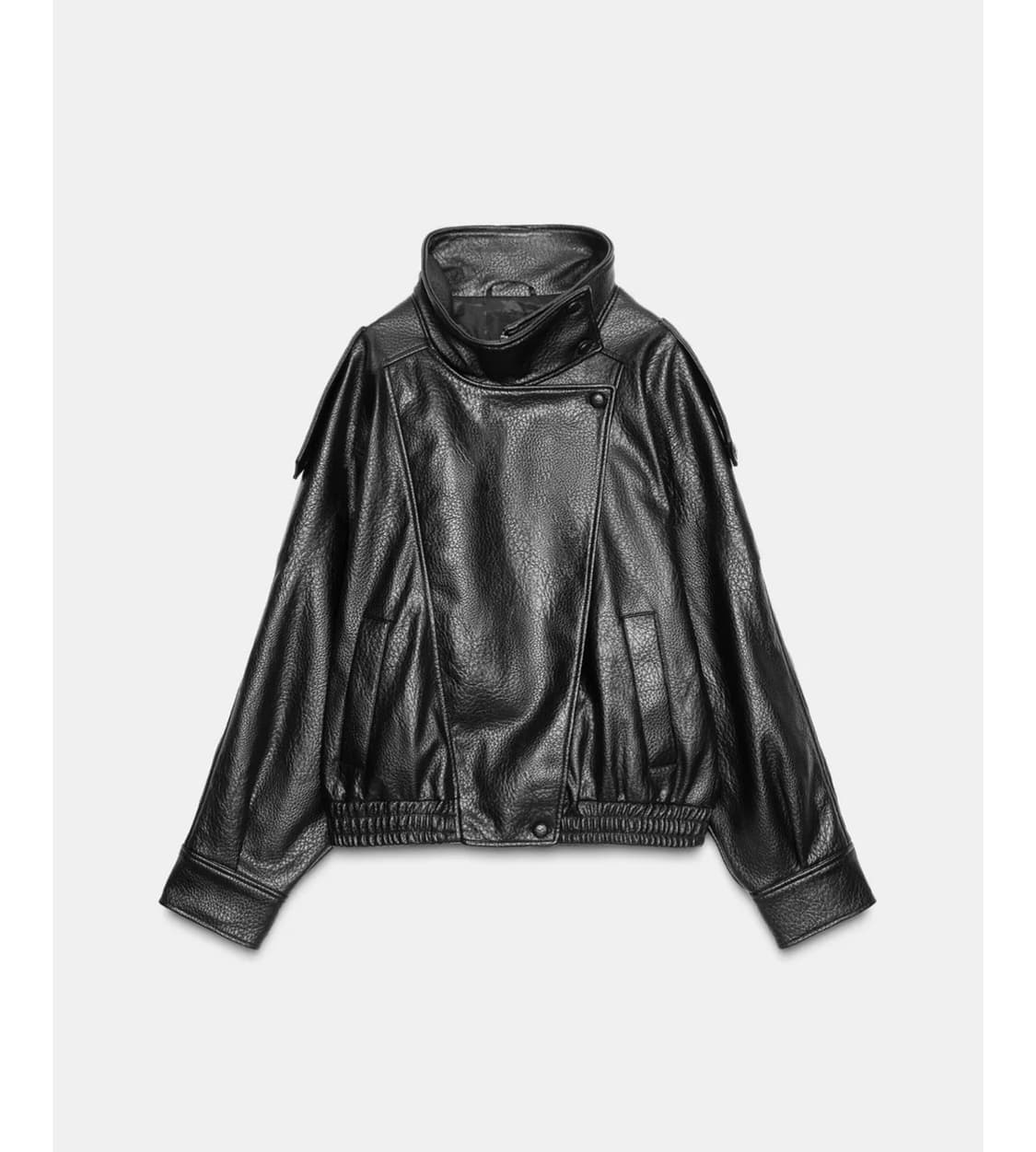 자라 페이크 레더 점퍼 레더자켓 상품이미지1