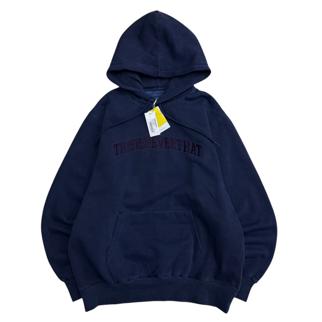 디스이즈네버댓 자수 로고 네이비 후드 L 상품이미지2