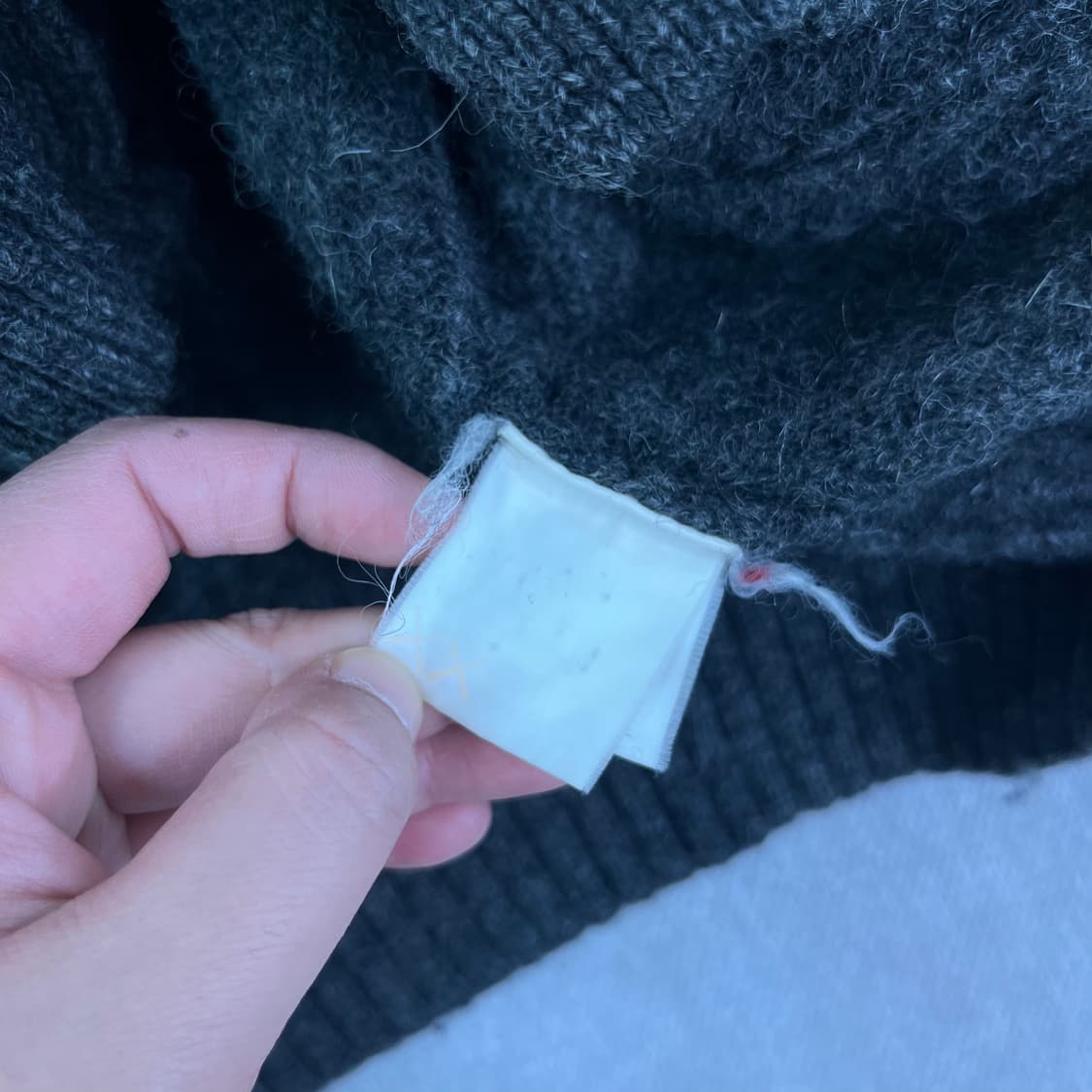 100 폴로랄프로렌 90s 램스울 그레이 가디건 상품이미지4