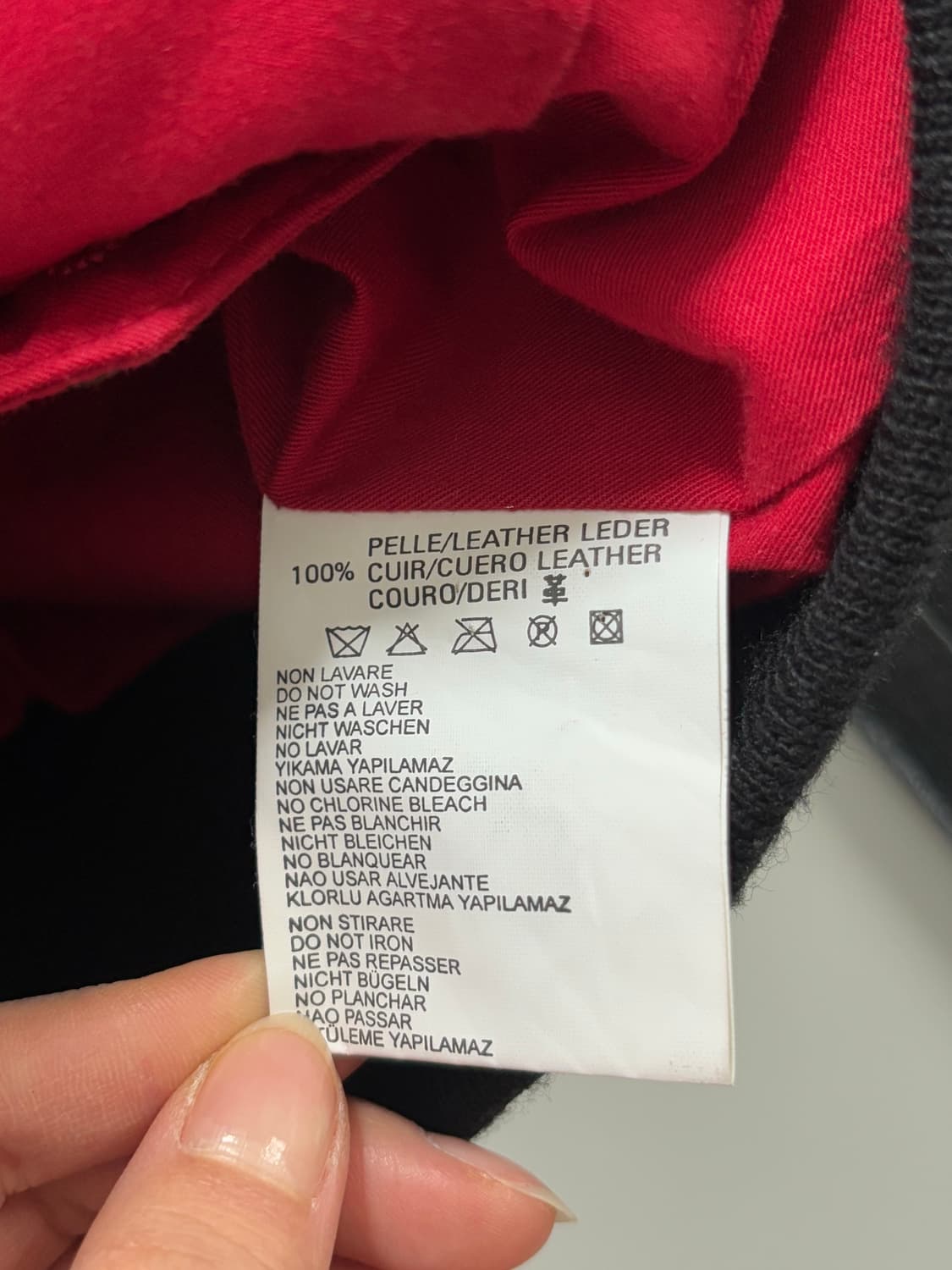 Diesel 디젤 블랙 레더 자켓 상품이미지9