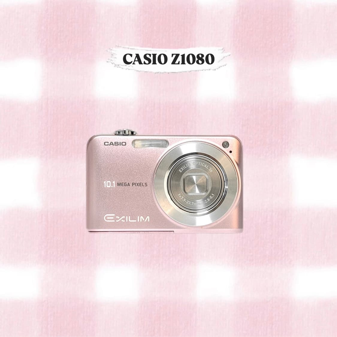 카시오 엑슬림 EX-Z1080 베이비핑크 빈티지디카 상품이미지1