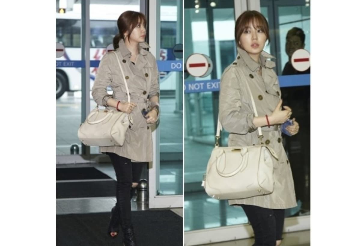 버버리 발모랄 타프타 트렌치 정품 윤은혜 uk4 us2  상품이미지1