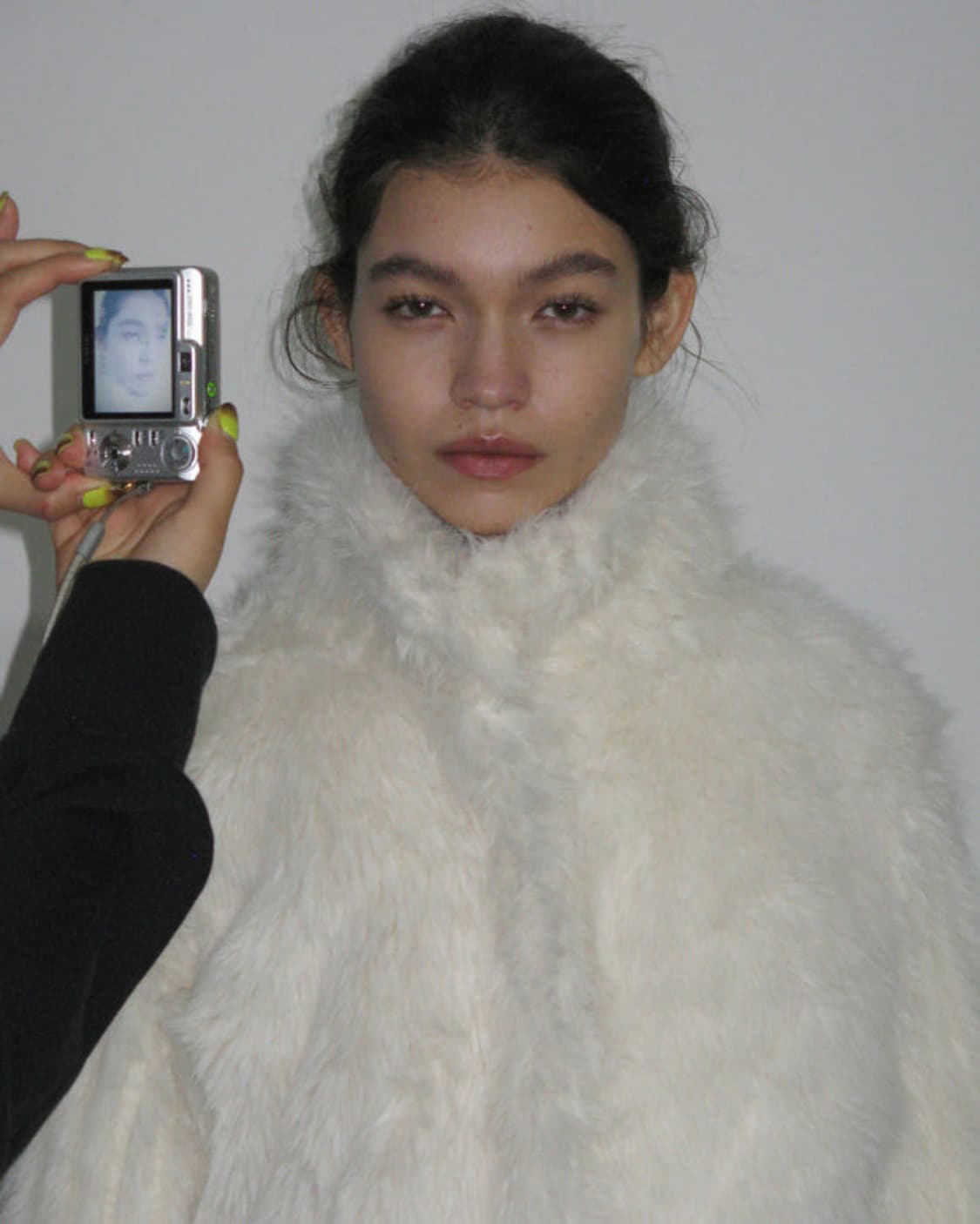 파르티멘토우먼 화이트 퍼자켓 상품이미지1