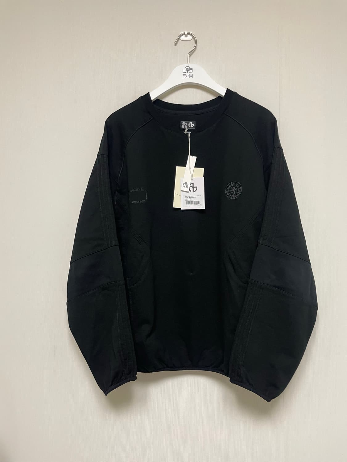 [3] 폴리테루 노매뉴얼 리가 스웻 블랙 스웨트셔츠 상품이미지2