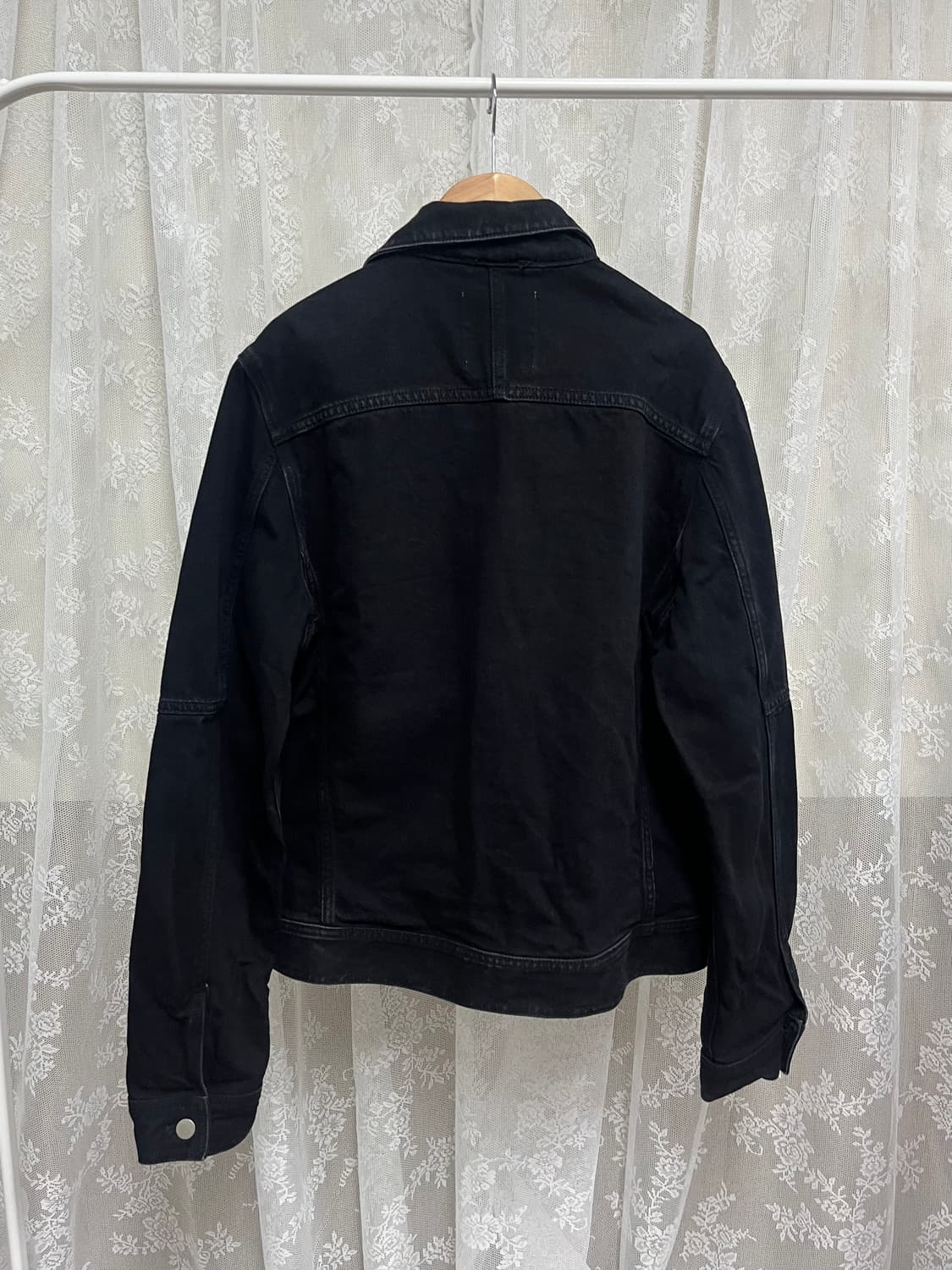 L) 코스 COS 데님 자켓 블랙 상품이미지2