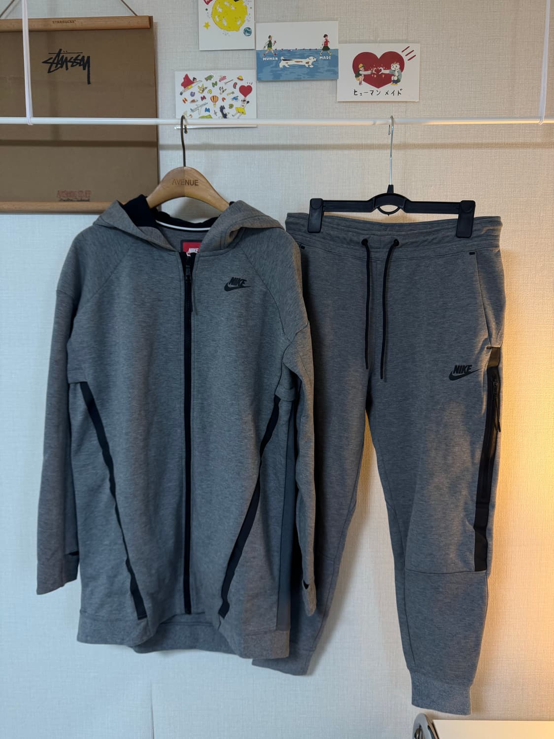 [M]나이키 우먼스 테크팩 셋업 그레이 상품이미지1