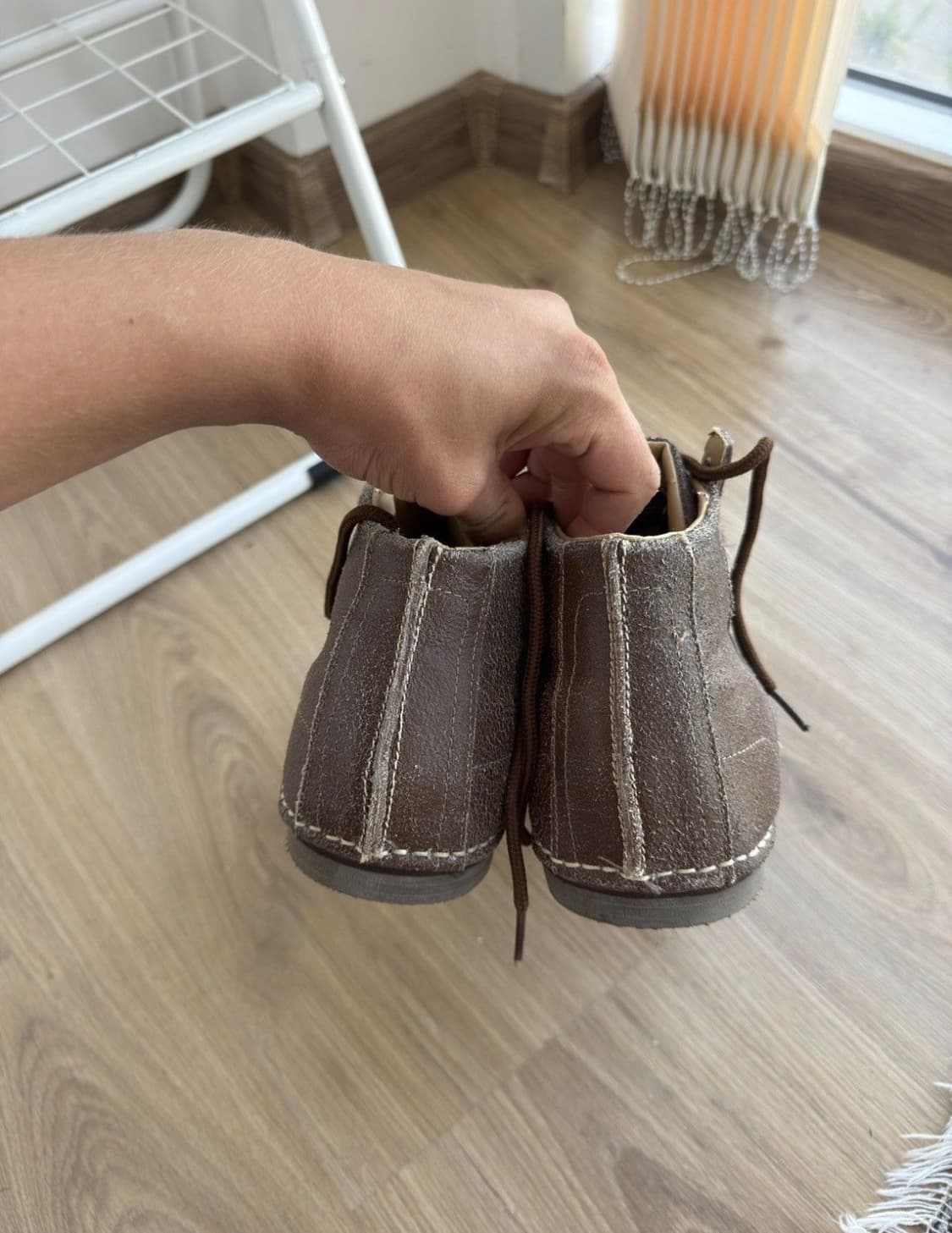 Diesel Brown Leather Boots (290) 상품이미지3