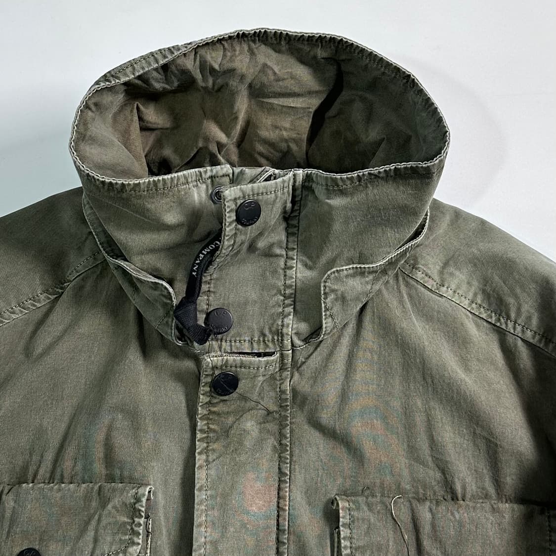 Cp컴퍼니 카키 페이딩 투포켓 자켓 상품이미지6