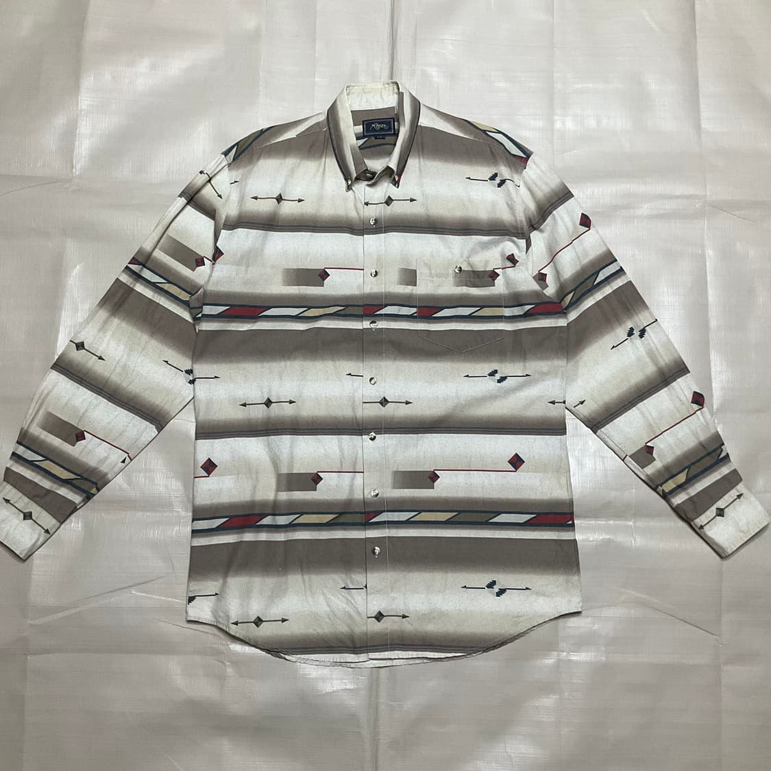 빈티지 패턴 셔츠 상품이미지2