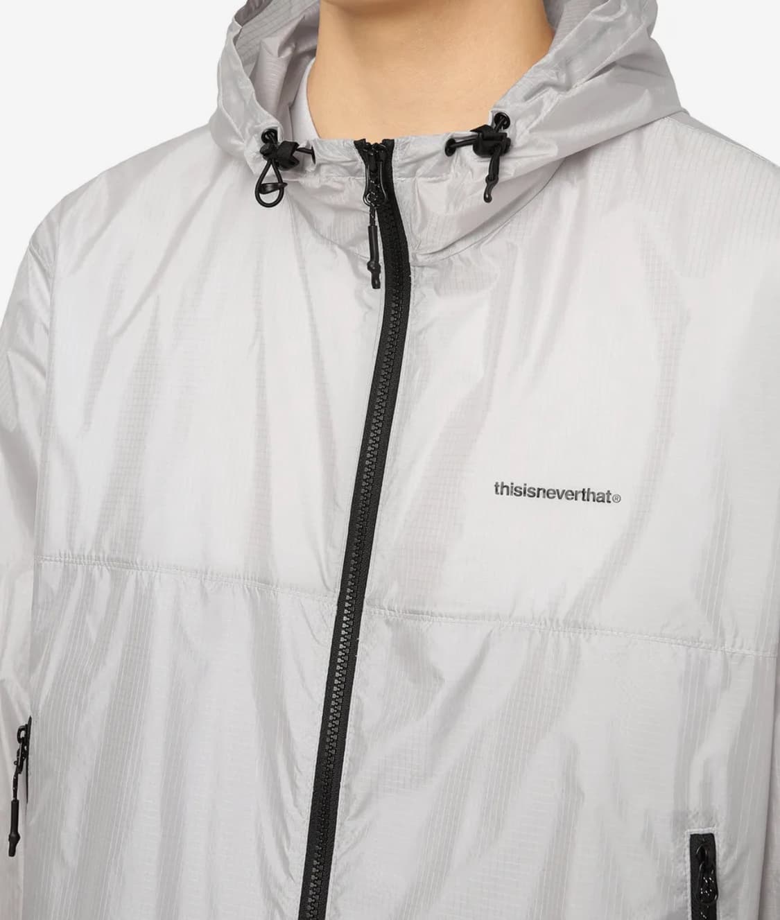 디스이즈네버댓 티라이트 자켓 라이트그레이 바람막이 상품이미지10