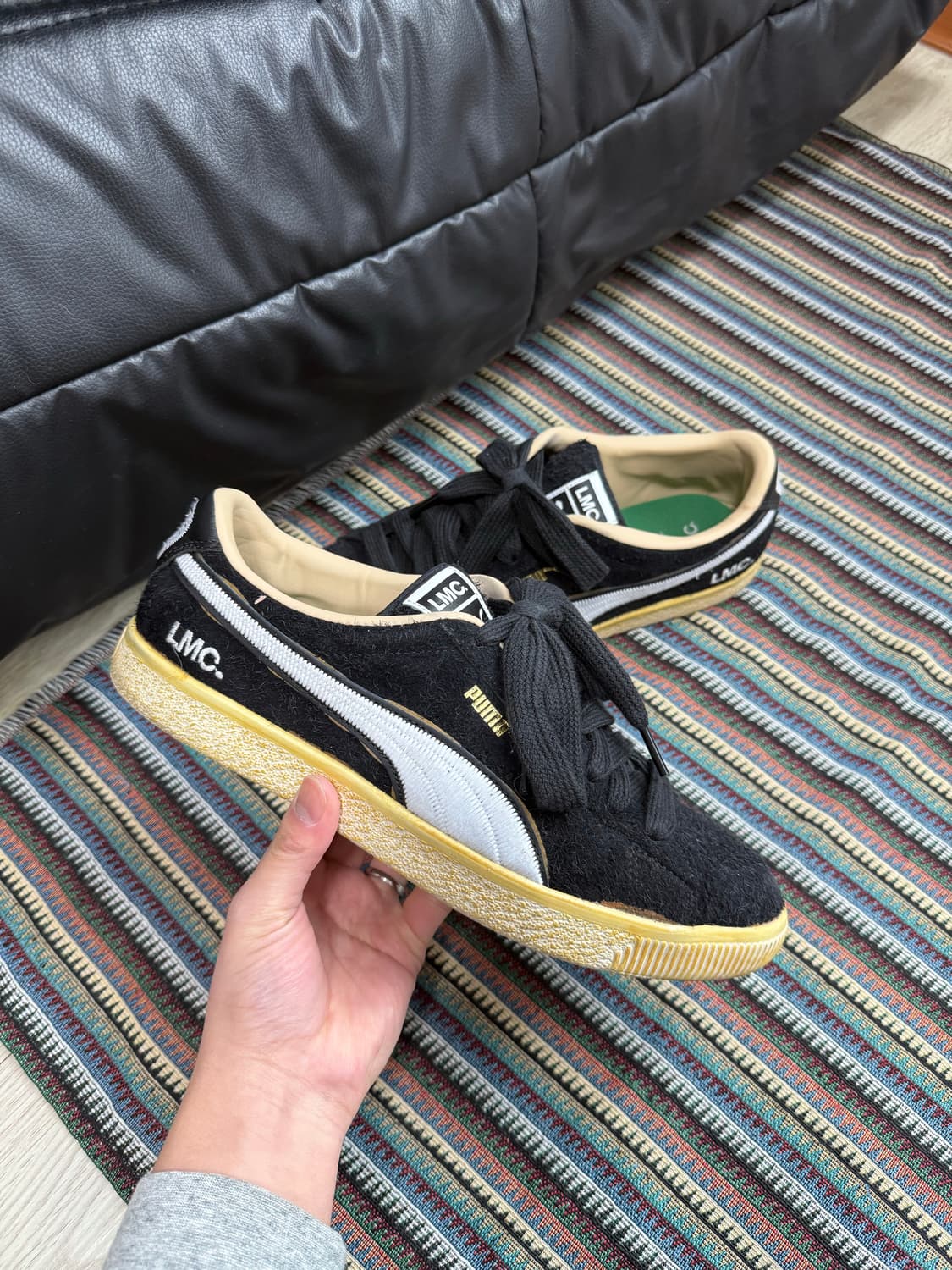 퓨마 LMC 블랙 신발 상품이미지1