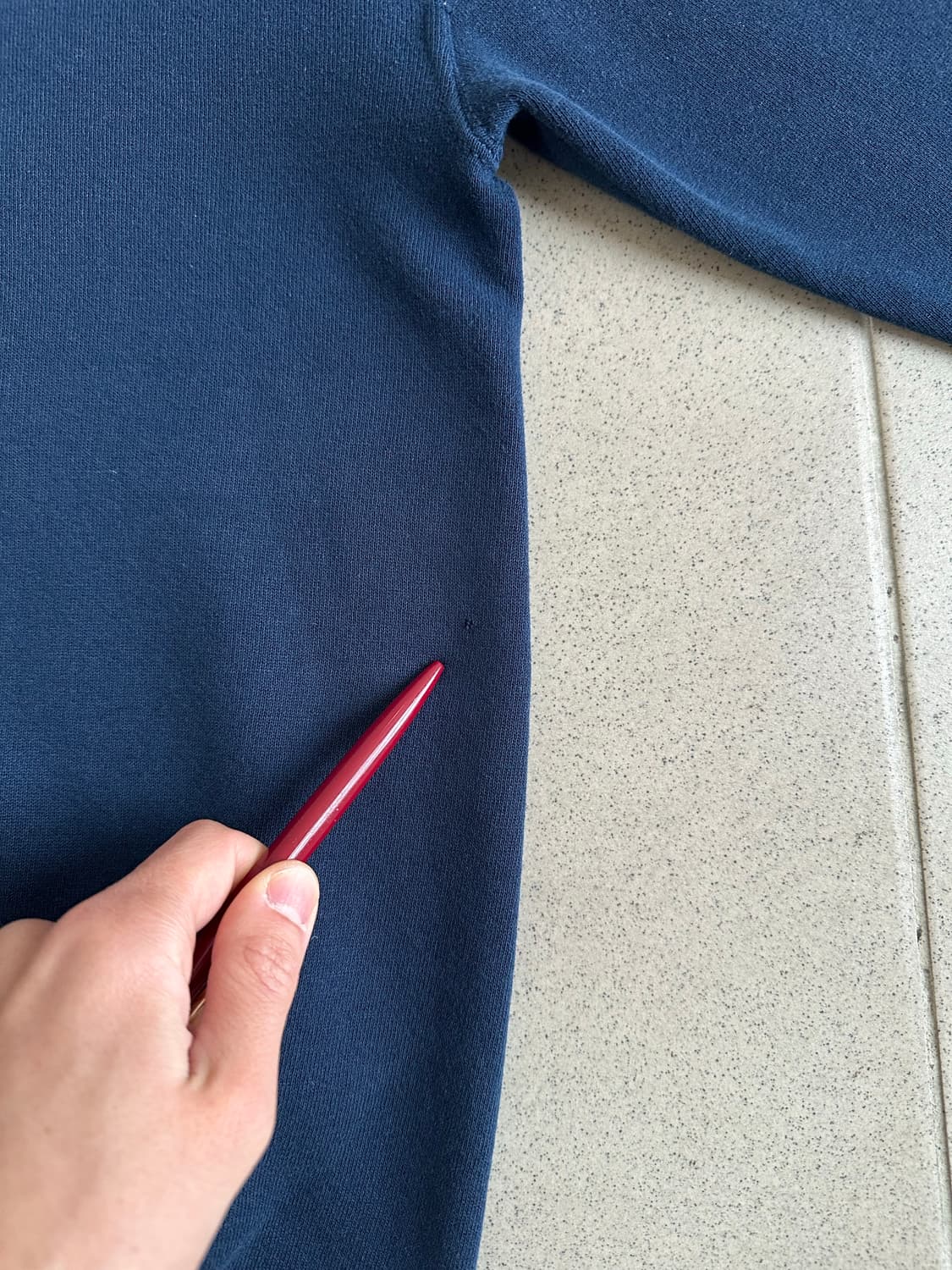 90s 빈티지 러셀 후드 네이비 XL USA 상품이미지8