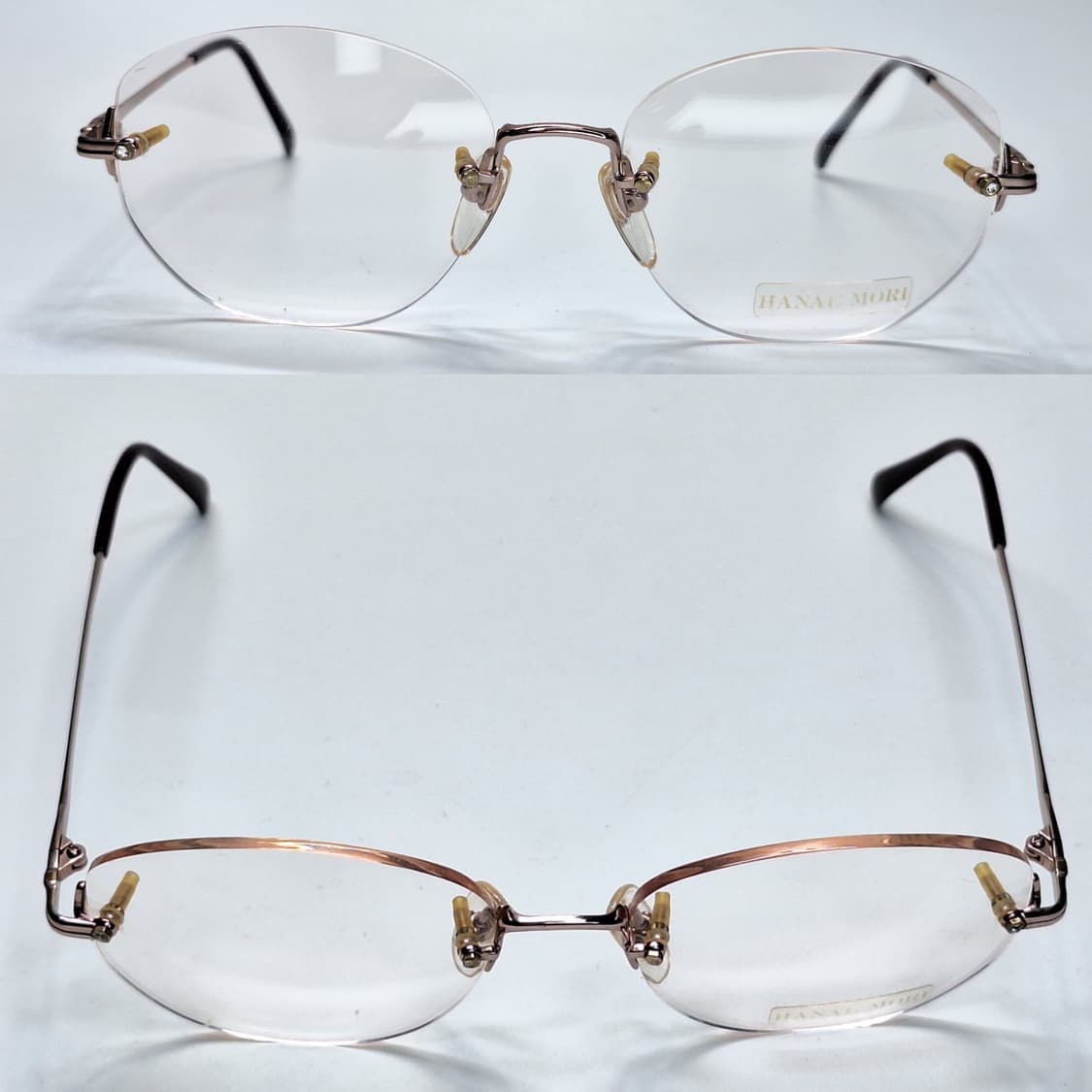 니콘x 하나에 모리 HM 578-44 안경테 54mm 무테 여성 하이엔드 상품이미지9