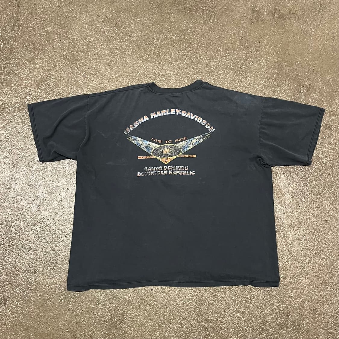 90s 할리데이비슨 라이트닝 티셔츠 (110) 상품이미지3