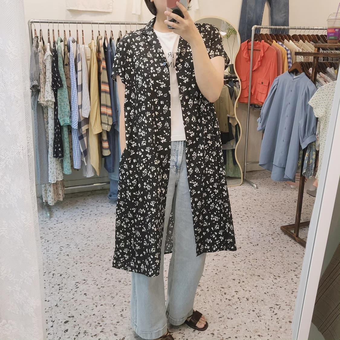 StudioTomboy 더블카라 셔츠 원피스 상품이미지10