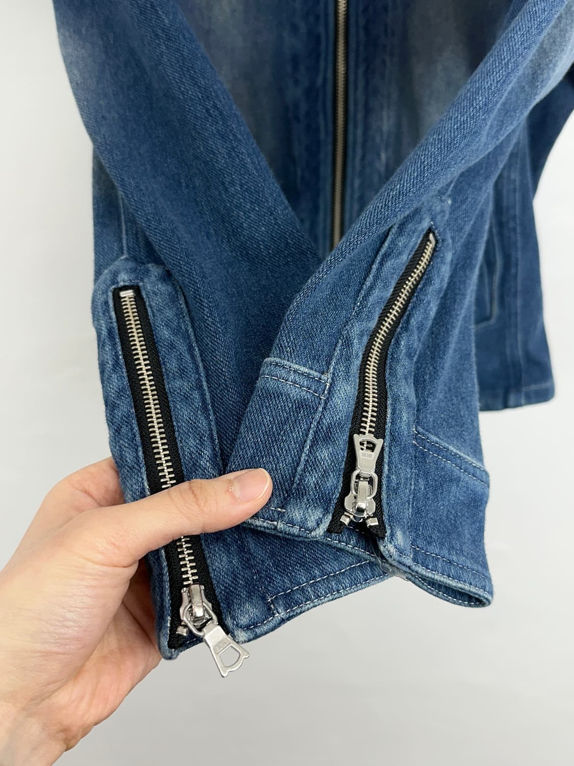 Bono Denim High-Neck Jacket (2-Way Zip) 상품이미지3