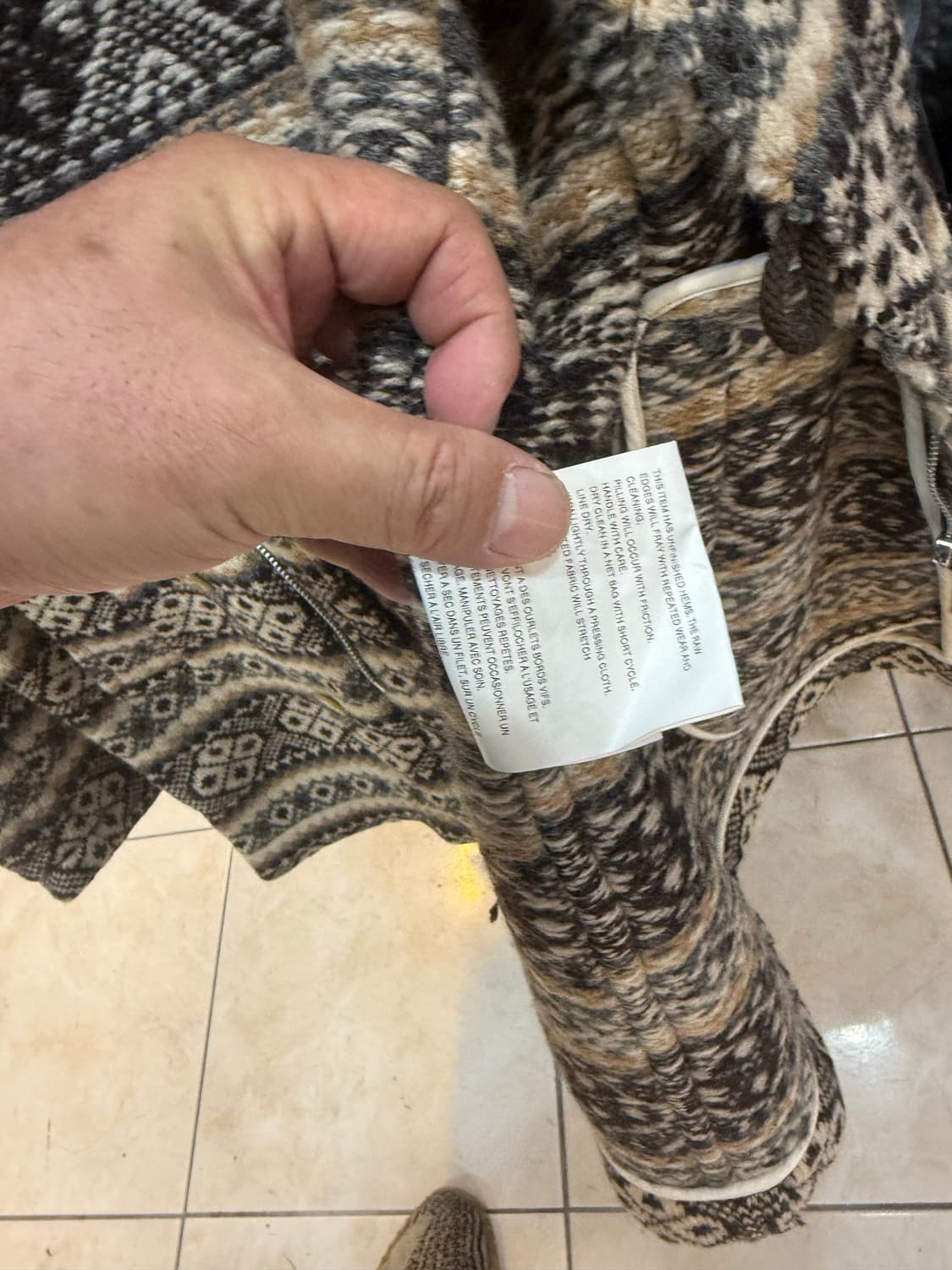 100 정품 준야와타나베 컬렉션 울 후드코트 팝니다 상품이미지6