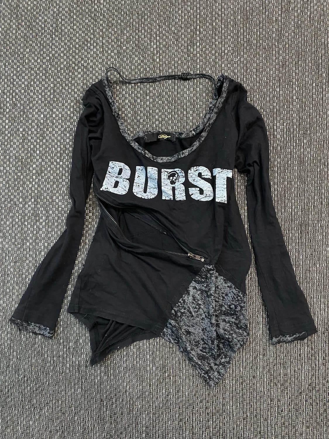 2000s Rare Zip&piercing Slim-FitVkei Lgb 상품이미지3