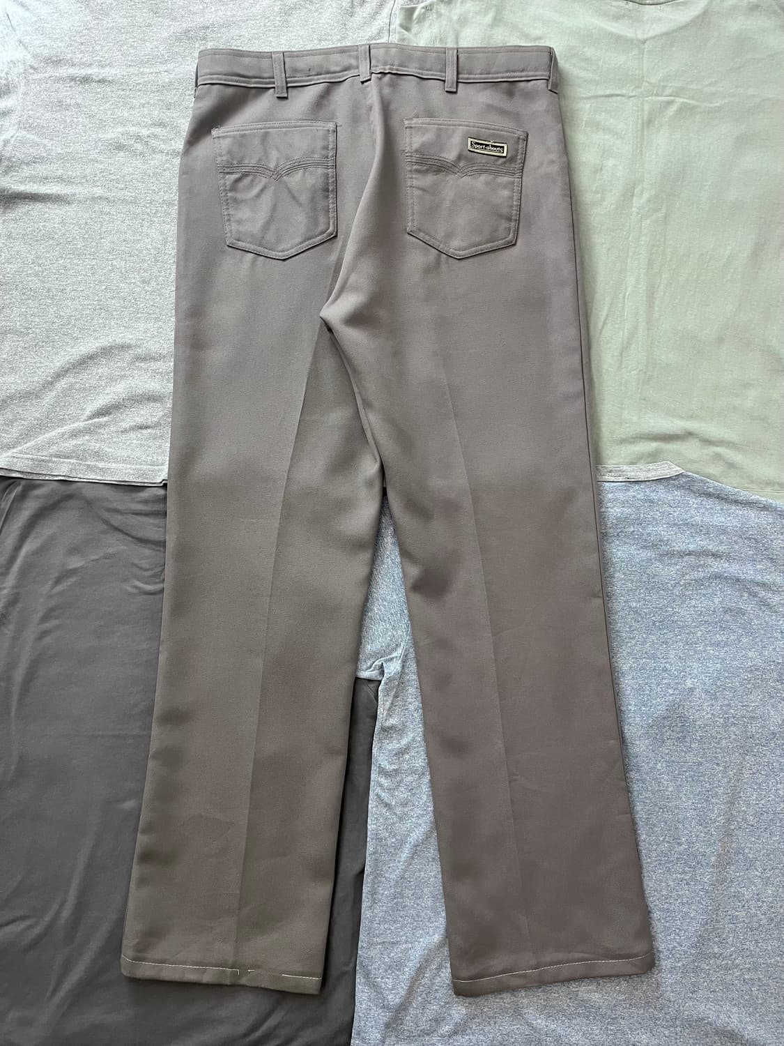 80s USA 빈티지 메카닉 플레어 팬츠 상품이미지1