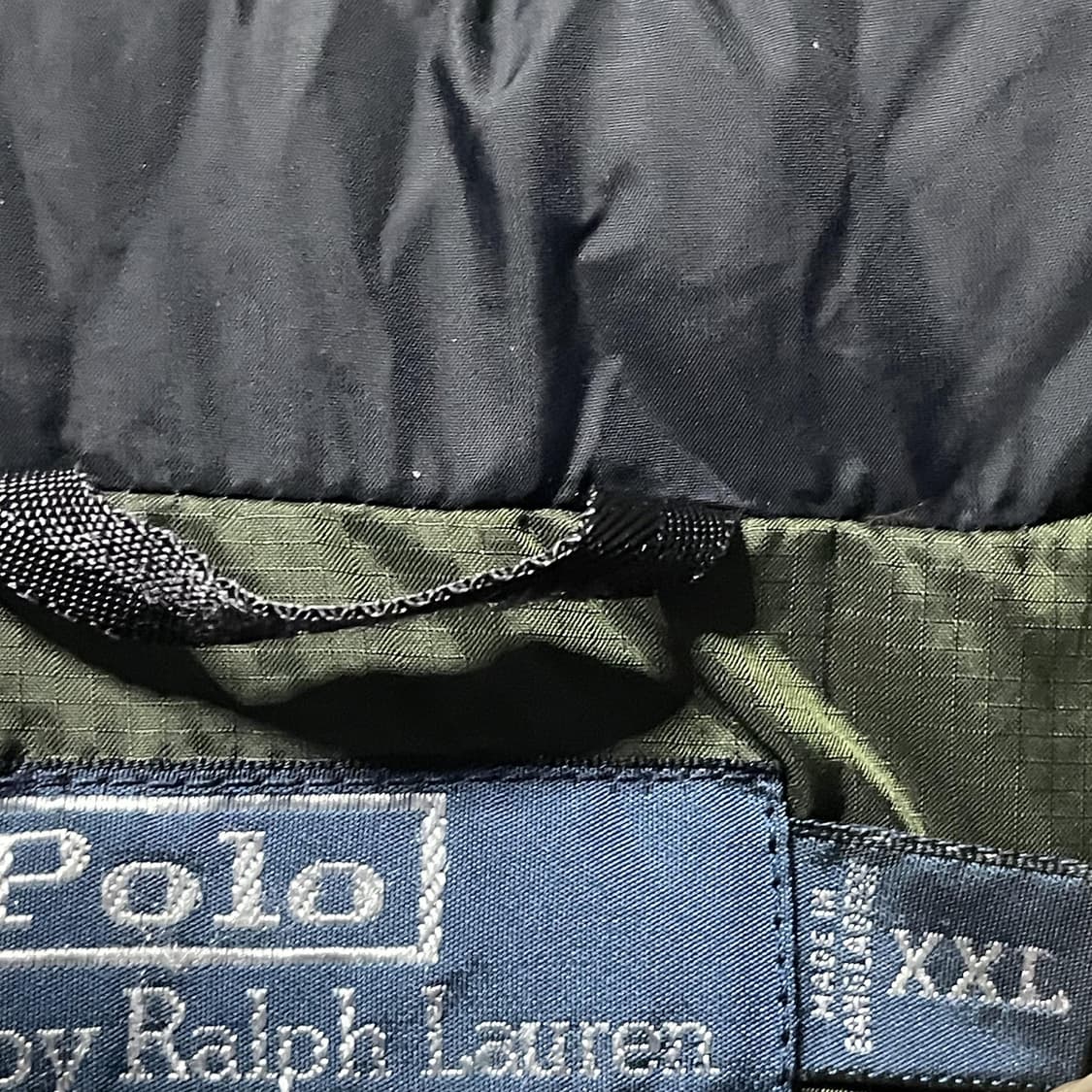 10s 폴로 랄프 로렌 투톤 배색 덕다운 패딩 자켓 상품이미지4