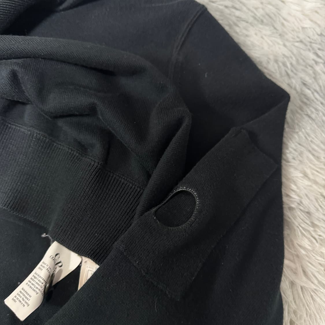 CP컴퍼니 반집업니트 정품 50 100 사이즈백화점택 상품이미지6