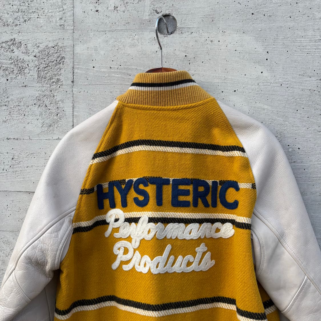 히스테릭글래머 노랑 HPP 바시티 자켓 상품이미지7