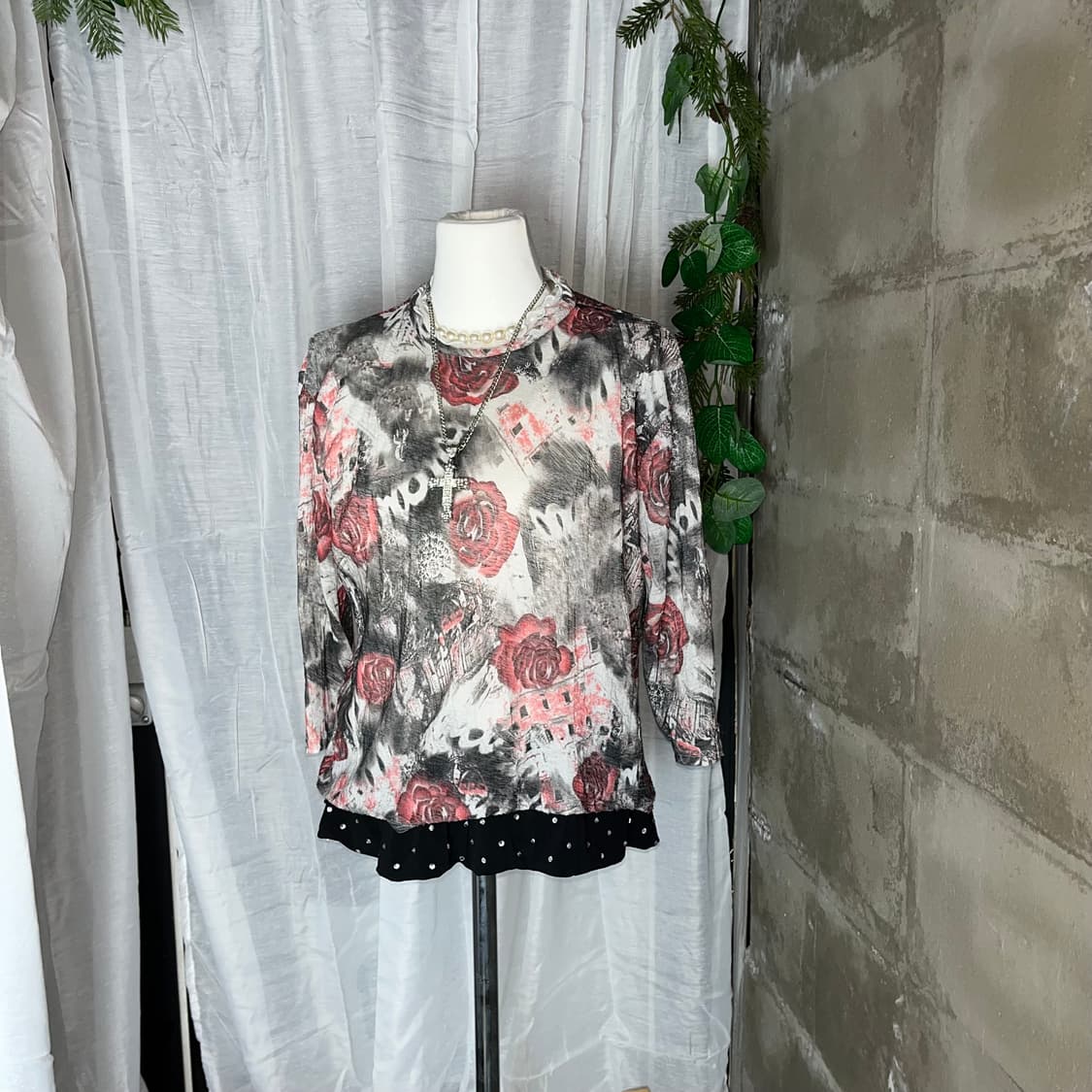 고딕 롱슬리브 이너탑 7부 상품이미지3