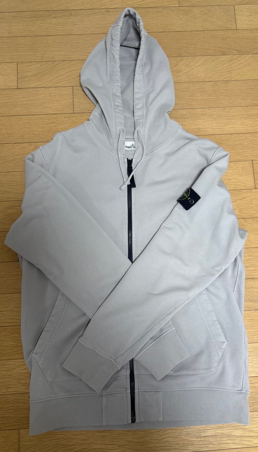 ( 정품 XL ) 스톤아일랜드 그레이 후드집업 상품이미지1