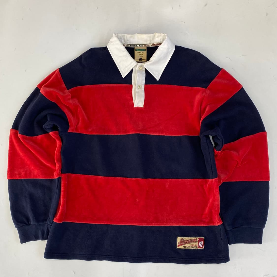 스티븐슨 벨루어 스트라이프 럭비 셔츠 상품이미지2