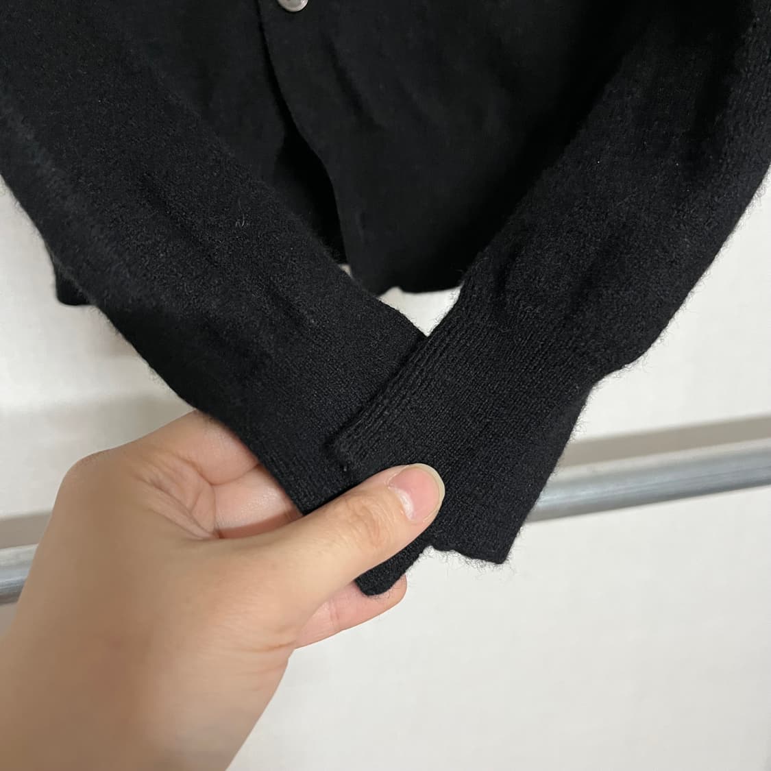 꼼데가르송 블랙 가디건 S 상품이미지5