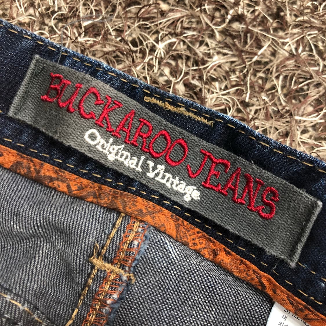 버커루 워시드 세미 부츠컷 데님 팬츠 상품이미지6