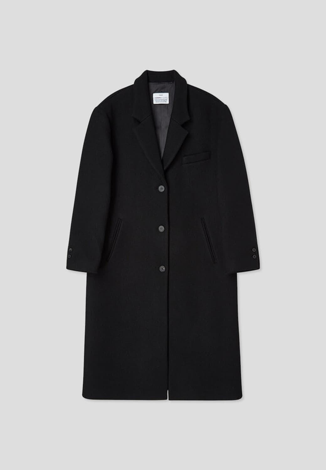 포저 울 싱글 맥시코트(블랙) 상품이미지7