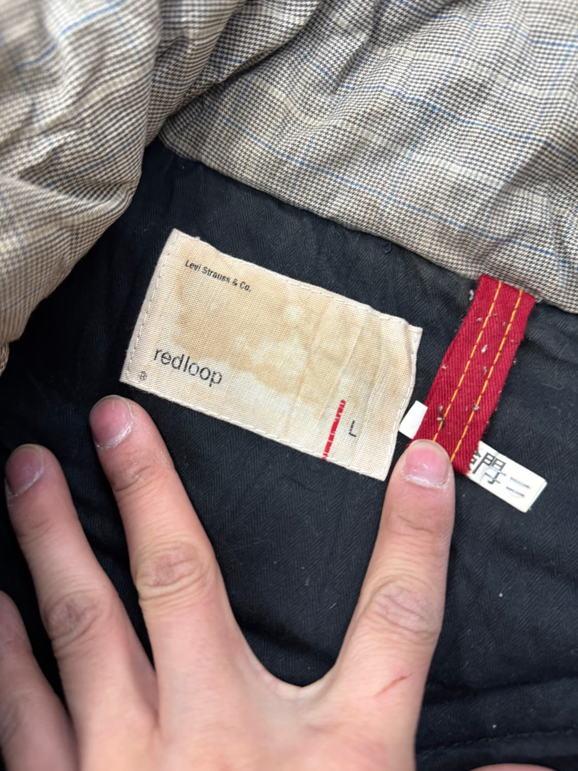 리바이스 REDLOOP 패딩조끼 L 상품이미지9