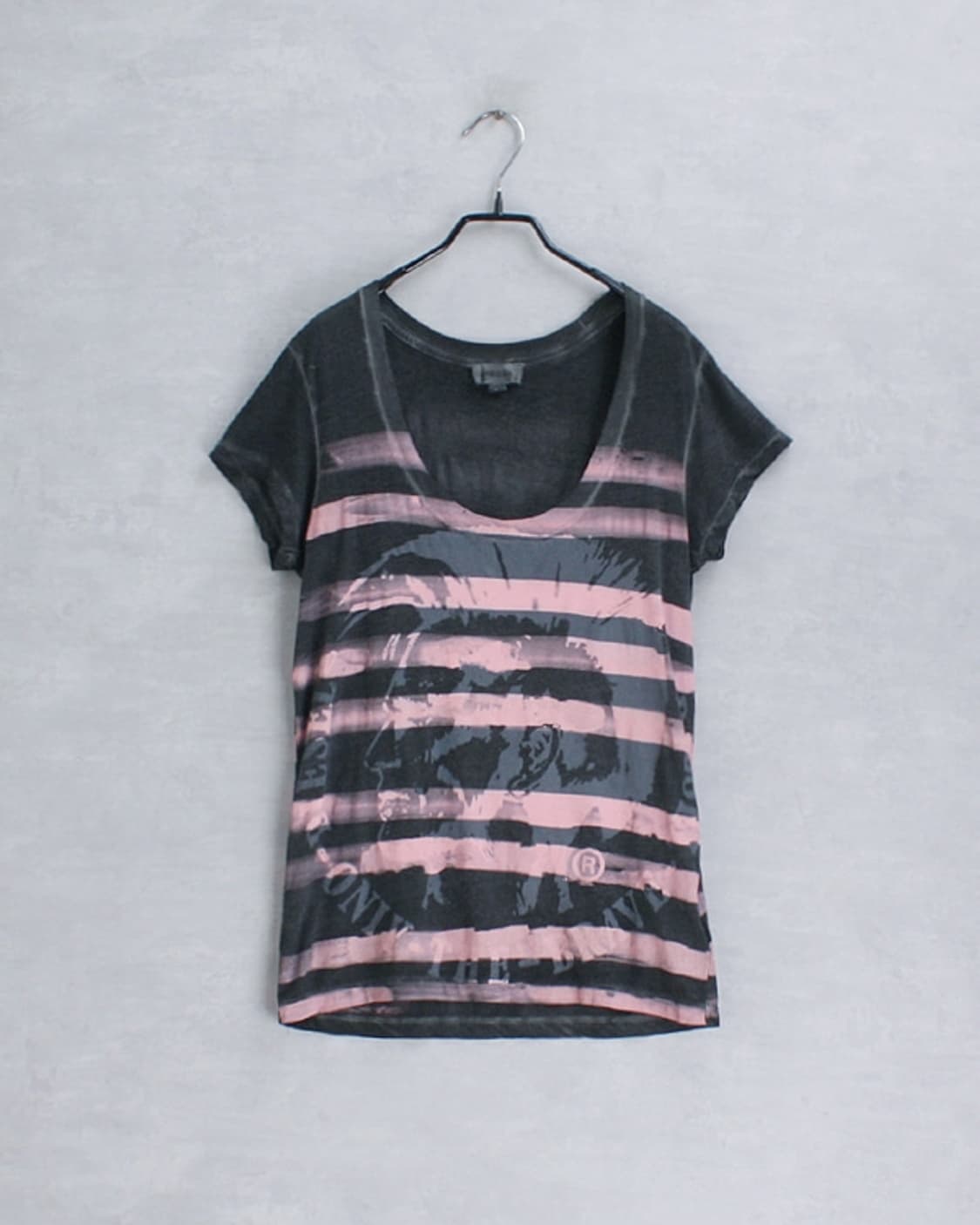 DIESEL _ washed print tee - S4067 상품이미지1