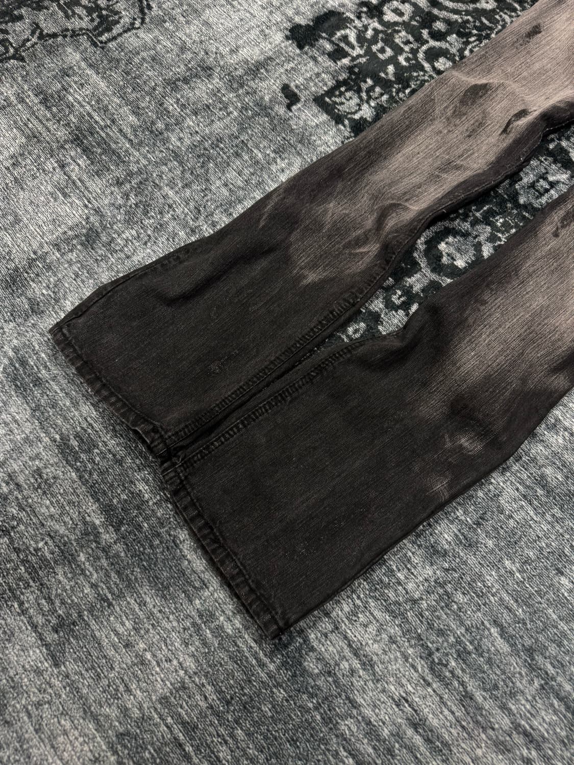 Growth in the attic 00s washing denim pa 상품이미지6