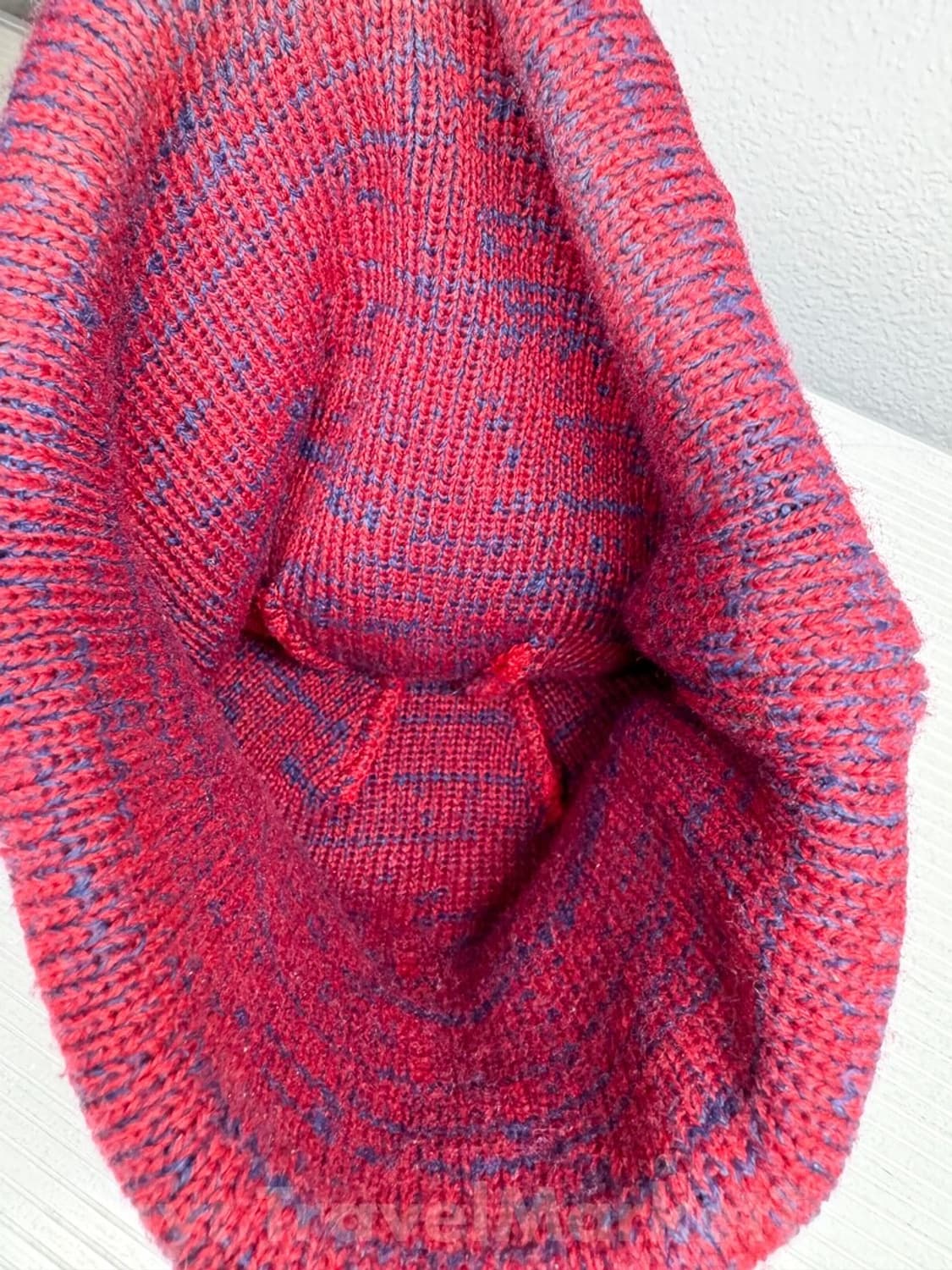 스투시 마블 폼폼 비니 레드 블루 상품이미지4